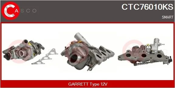 Kompresorius, įkrovimo sistema CASCO - TURBOSPRĘŻARKI CTC76010KS