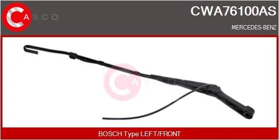 Valytuvo svirtis, priekinio stiklo apliejiklis casco CWA76100AS
