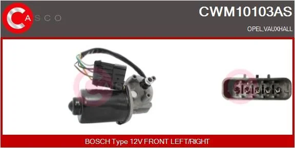 Valytuvo variklis casco CWM10103AS