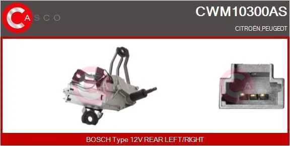 Valytuvo variklis casco CWM10300AS