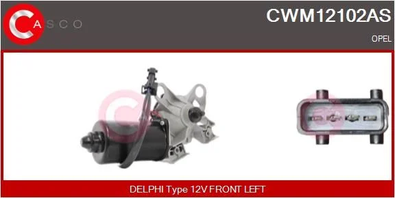 Valytuvo variklis casco CWM12102AS