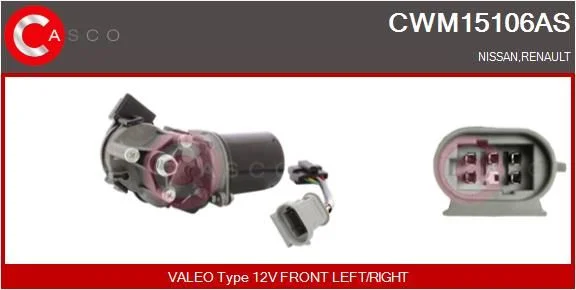 Valytuvo variklis casco CWM15106AS