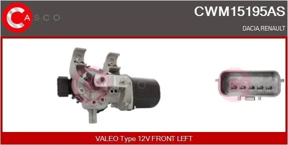 Valytuvo variklis casco CWM15195AS