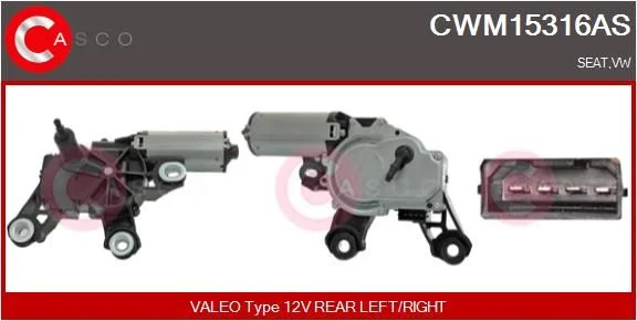 Valytuvo variklis casco CWM15316AS