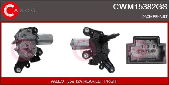 Valytuvo variklis casco CWM15382GS