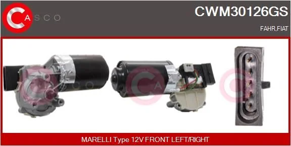 Valytuvo variklis casco CWM30126GS