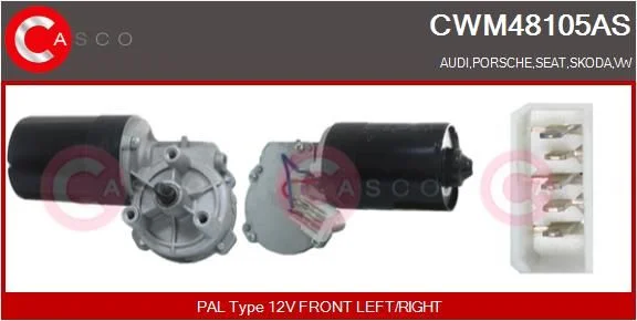 Valytuvo variklis casco CWM48105AS