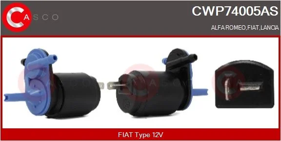 Vandens siurblys, priekinio stiklo plovimas casco CWP74005AS