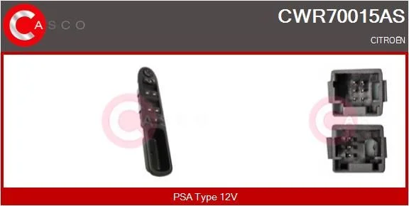 Jungiklis, lango pakėliklis casco CWR70015AS