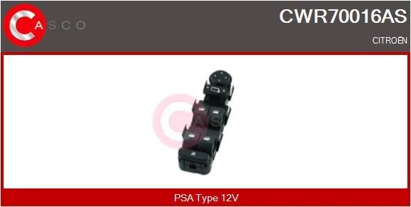 Jungiklis, lango pakėliklis casco CWR70016AS