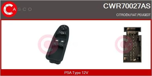 Jungiklis, lango pakėliklis casco CWR70027AS