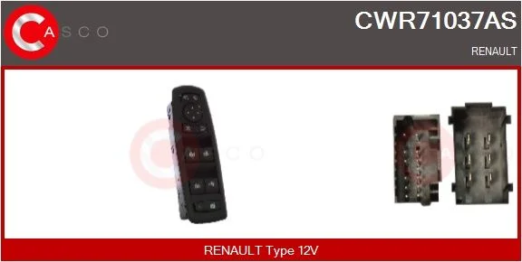 Jungiklis, lango pakėliklis casco CWR71037AS