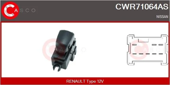Jungiklis, lango pakėliklis casco CWR71064AS