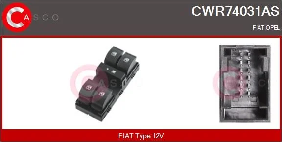 Jungiklis, lango pakėliklis casco CWR74031AS