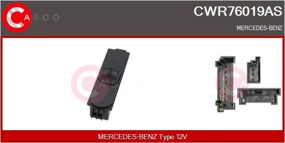 Jungiklis, lango pakėliklis casco CWR76019AS