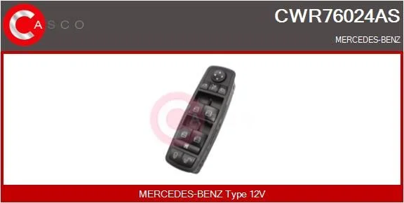 Jungiklis, lango pakėliklis casco CWR76024AS