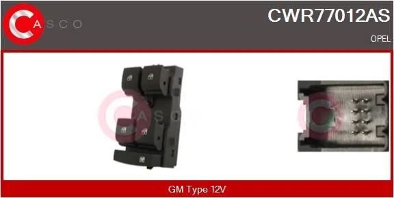 Jungiklis, lango pakėliklis casco CWR77012AS