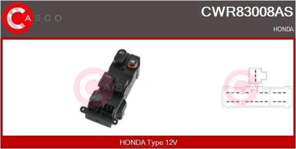 Jungiklis, lango pakėliklis casco CWR83008AS