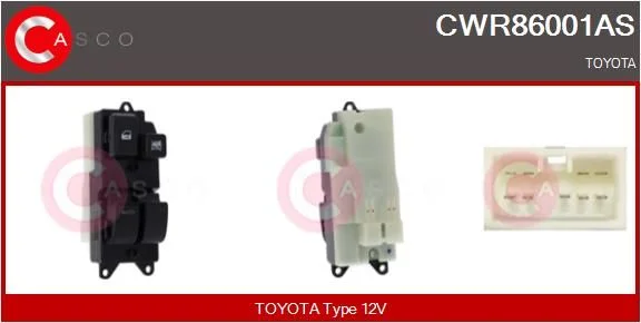 Jungiklis, lango pakėliklis casco CWR86001AS