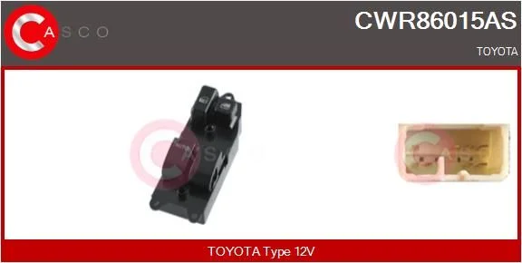 Jungiklis, lango pakėliklis casco CWR86015AS