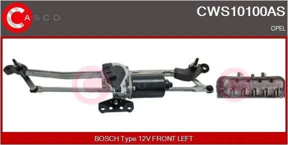 Langų valytuvų sistema casco CWS10100AS