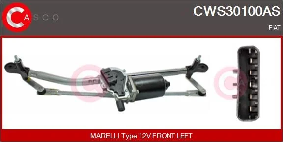 Langų valytuvų sistema casco CWS30100AS