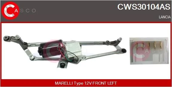 Langų valytuvų sistema casco CWS30104AS