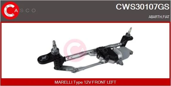 Langų valytuvų sistema casco CWS30107GS