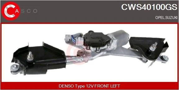 Langų valytuvų sistema casco CWS40100GS