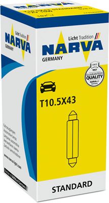 Bulb, licence plate light NARVA 173143000