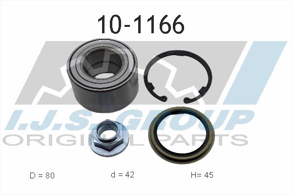 Wheel Bearing Kit IJS GROUP 10-1166