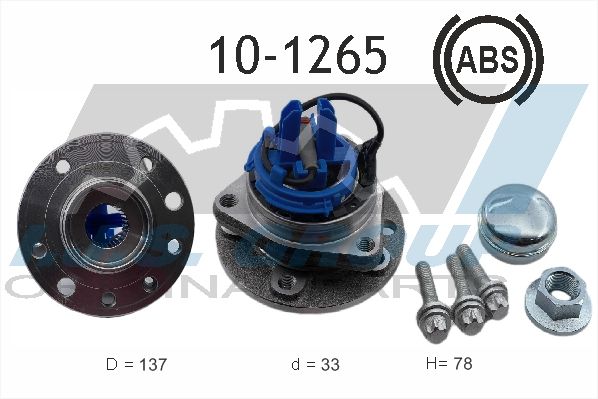 Комплект колісних підшипників IJS GROUP 10-1265