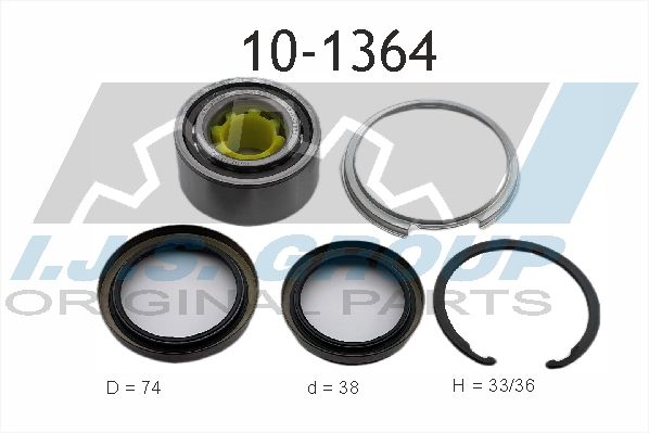 Wheel Bearing Kit IJS GROUP 10-1364