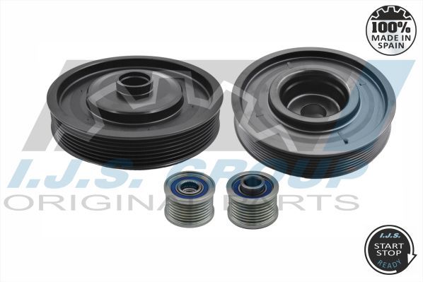 Belt Pulley Set, crankshaft IJS GROUP 17-1031KIT