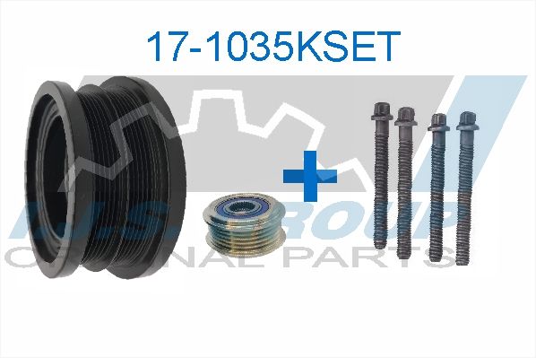 Belt Pulley Set, crankshaft IJS GROUP 17-1035KSET