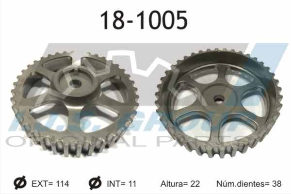 Gear/Sprocket, camshaft IJS GROUP 18-1005