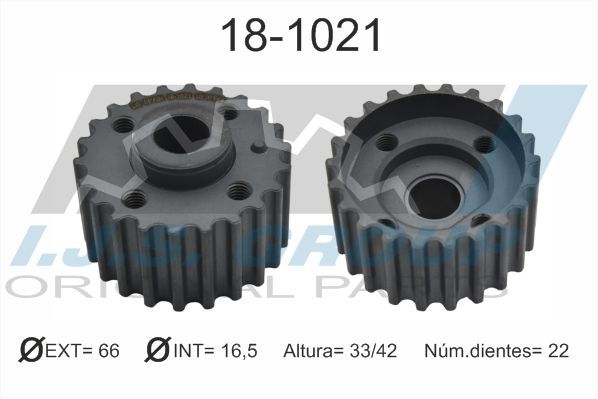 Pavara, alkūninis velenas IJS GROUP 18-1021