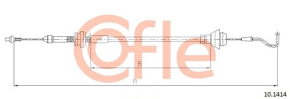 Acceleratorkabel COFLE 10.1414