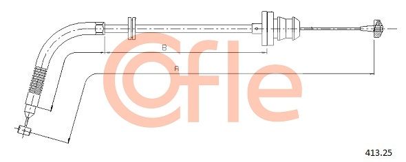 Accelerator Cable COFLE 92.413.25