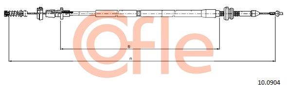 Accelerator Cable COFLE 10.0904