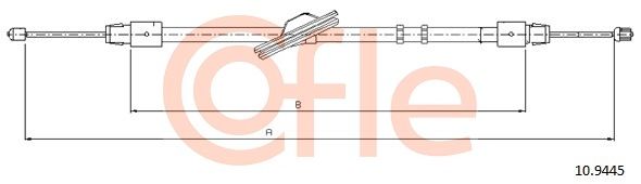 Trosas, stovėjimo stabdys COFLE 10.9445