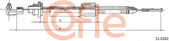 Accelerator Cable COFLE 11.0282