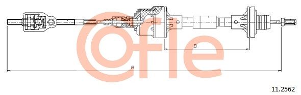 Тросовий привод, привод зчеплення COFLE 11.2562