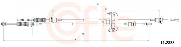 Trosas, neautomatinė transmisija COFLE 11.2883