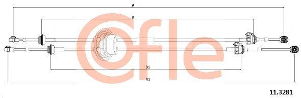 Trosas, neautomatinė transmisija COFLE 11.3281