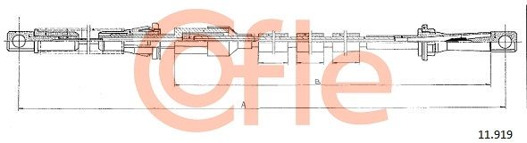 Accelerator Cable COFLE 11.919