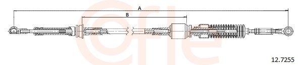 Cable Pull, manual transmission COFLE 12.7255