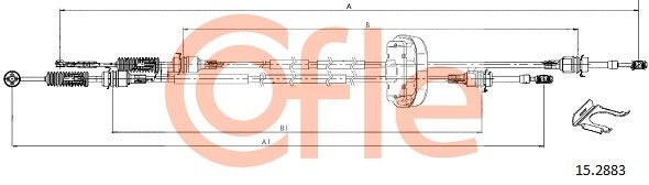 Trosas, neautomatinė transmisija COFLE 15.2883