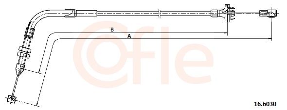 Accelerator Cable COFLE 16.6030