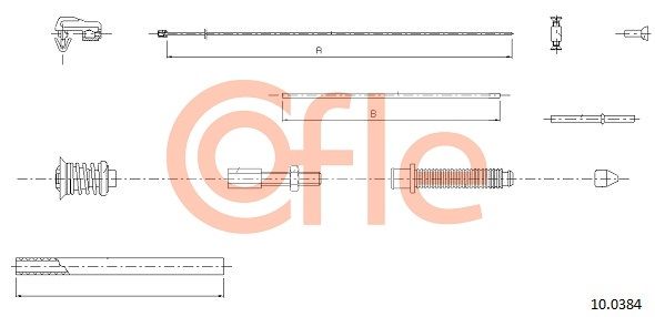 Akceleratoriaus trosas COFLE 92.10.0384